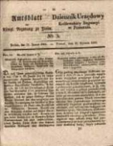 Amtsblatt der K&ouml;niglichen Regierung zu Posen.1834.01.21 Nro.3