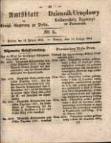 Amtsblatt der K&ouml;niglichen Regierung zu Posen.1834.02.11 Nro.6