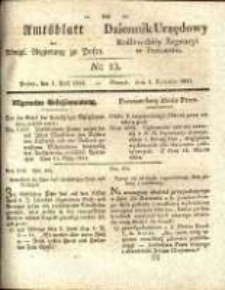 Amtsblatt der K&ouml;niglichen Regierung zu Posen.1834.04.01 Nro.13