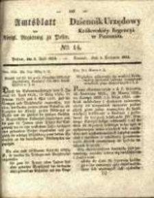 Amtsblatt der K&ouml;niglichen Regierung zu Posen.1834.04.08 Nro.14