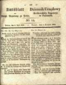 Amtsblatt der Königlichen Regierung zu Posen.1834.04.08 Nro.14