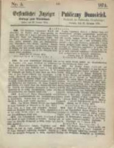 Oeffentlicher Anzeiger. 1874.01.29 Nr 5