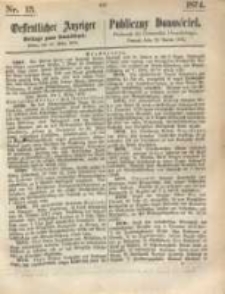 Oeffentlicher Anzeiger. 1874.03.26 Nr 13