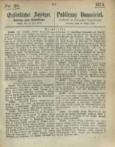 Oeffentlicher Anzeiger. 1874.05.14 Nr 20