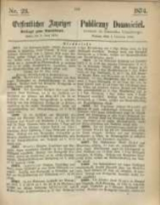 Oeffentlicher Anzeiger. 1874.06.04 Nr 23