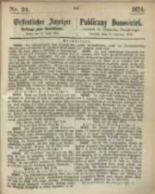 Oeffentlicher Anzeiger. 1874.06.11 Nr 24