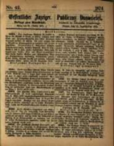 Oeffentlicher Anzeiger. 1874.10.15 Nr 42