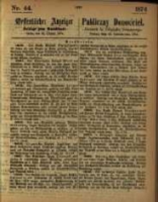 Oeffentlicher Anzeiger. 1874.10.29 Nr 44