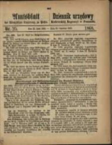 Amtsblatt der K&ouml;niglichen Regierung zu Posen. 1868.06.23 Nro. 25