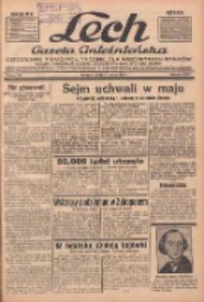 Lech.Gazeta Gnieźnieńska: codzienne pismo polityczne dla wszystkich stan&oacute;w. Dodatki: tygodniowy "Lechita" i powieściowy oraz dwutygodnik "Leszek" 1935.03.27 R.36 Nr72