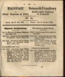 Amtsblatt der Königlichen Regierung zu Posen.1834.04.22 Nro.16