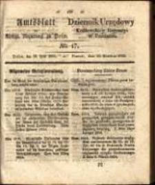 Amtsblatt der Königlichen Regierung zu Posen.1834.04.29 Nro.17