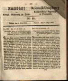 Amtsblatt der Königlichen Regierung zu Posen.1834.05.06 Nro.18
