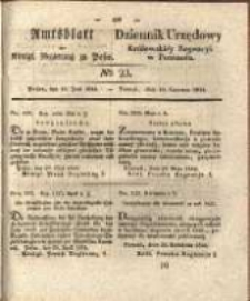 Amtsblatt der K&ouml;niglichen Regierung zu Posen.1834.06.10 Nro.23