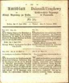 Amtsblatt der K&ouml;niglichen Regierung zu Posen.1834.06.17 Nro.24