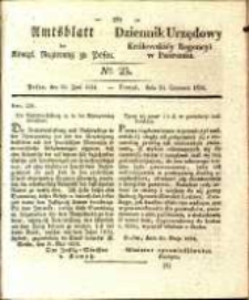 Amtsblatt der Königlichen Regierung zu Posen.1834.06.24 Nro.25