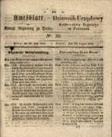 Amtsblatt der Königlichen Regierung zu Posen.1834.07.29 Nro.30