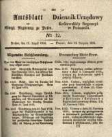 Amtsblatt der K&ouml;niglichen Regierung zu Posen.1834.08.12 Nro.32