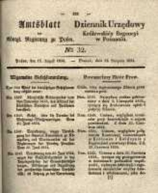 Amtsblatt der Königlichen Regierung zu Posen.1834.08.12 Nro.32