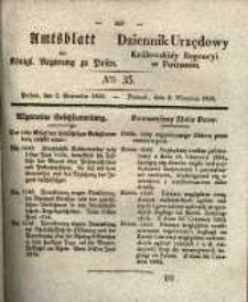 Amtsblatt der Königlichen Regierung zu Posen.1834.09.02 Nro.35