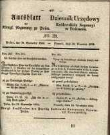 Amtsblatt der K&ouml;niglichen Regierung zu Posen.1834.09.30 Nro.39
