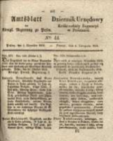 Amtsblatt der Königlichen Regierung zu Posen.1834.11.04 Nro.44