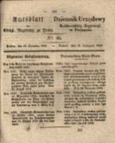 Amtsblatt der K&ouml;niglichen Regierung zu Posen.1834.11.18 Nro.46