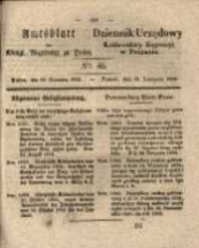 Amtsblatt der Königlichen Regierung zu Posen.1834.11.18 Nro.46