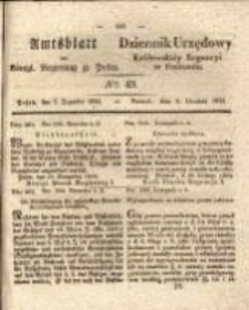 Amtsblatt der K&ouml;niglichen Regierung zu Posen.1834.12.09 Nro.49