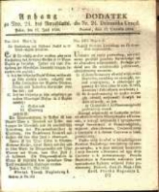Anhang zu Nro 24 zum Amtsblattes, Posen, den 17. Juni 1834.