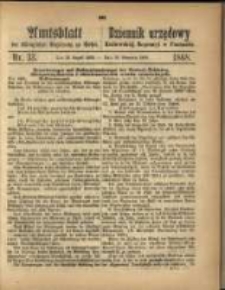 Amtsblatt der Königlichen Regierung zu Posen. 1868.08.18 Nro. 33
