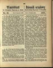 Amtsblatt der K&ouml;niglichen Regierung zu Posen. 1868.09.08 Nro. 36