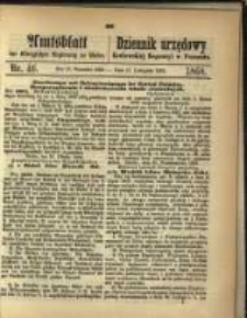 Amtsblatt der K&ouml;niglichen Regierung zu Posen. 1868.11.17 Nro. 46
