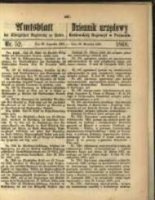 Amtsblatt der K&ouml;niglichen Regierung zu Posen. 1868.12.29 Nro. 52