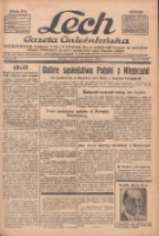 Lech.Gazeta Gnieźnieńska: codzienne pismo polityczne dla wszystkich stan&oacute;w. Dodatki: tygodniowy "Lechita" i powieściowy oraz dwutygodnik "Leszek" 1935.04.18 R.36 Nr91