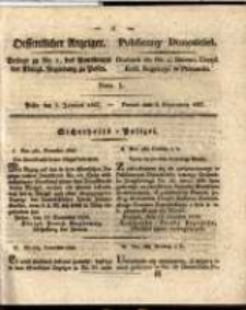 Oeffentlicher Anzeiger. 1827.01.02 Nro.1