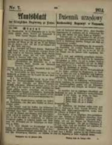 Amtsblatt der Königlichen Regierung zu Posen. 1874.02.12 Nr 7