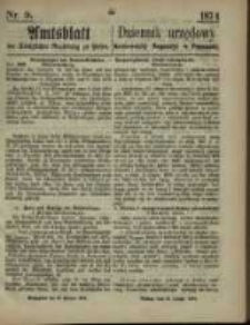 Amtsblatt der K&ouml;niglichen Regierung zu Posen. 1874.02.26 Nr 9