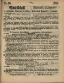 Amtsblatt der Königlichen Regierung zu Posen. 1874.09.03 Nr 36