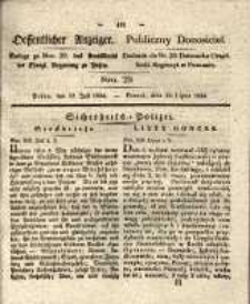 Oeffentlicher Anzeiger.1834.07.22 Nro.29