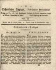 Oeffentlicher Anzeiger.1834.10.28 Nro.43