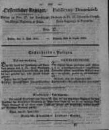 Oeffentlicher Anzeiger. 1830.07.06 Nro.27