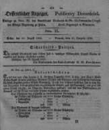 Oeffentlicher Anzeiger. 1830.08.31 Nro.35