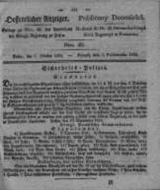 Oeffentlicher Anzeiger. 1830.10.05 Nro.40