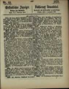 Oeffentlicher Anzeiger. 1870.11.01 Nro.44