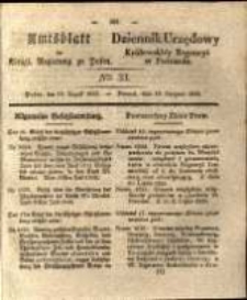 Amtsblatt der Königlichen Regierung zu Posen. 1835.08.18 Nro.33