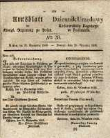 Amtsblatt der K&ouml;niglichen Regierung zu Posen. 1835.09.29 Nro.39