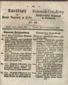Amtsblatt der K&ouml;niglichen Regierung zu Posen. 1835.10.06 Nro.40