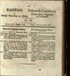 Amtsblatt der K&ouml;niglichen Regierung zu Posen. 1835.12.08 Nro.49