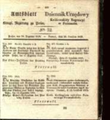 Amtsblatt der Königlichen Regierung zu Posen. 1835.12.29 Nro.52